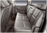 2011 Chevy Silverado HD rear seats